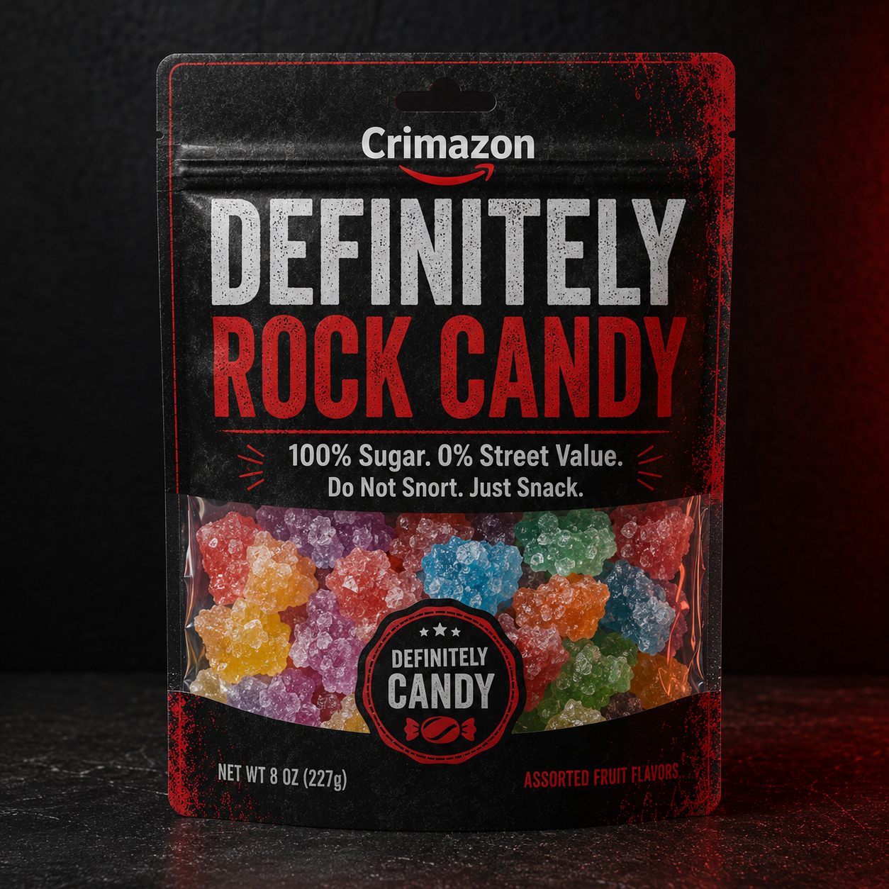 Definitely Rock Candy fictional parody product image