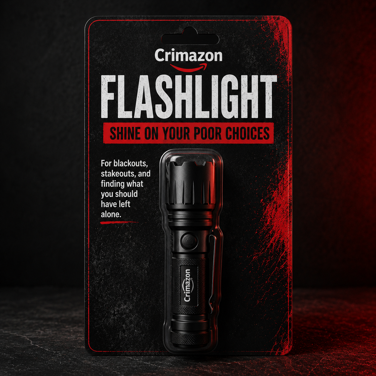 Flashlight fictional parody product image