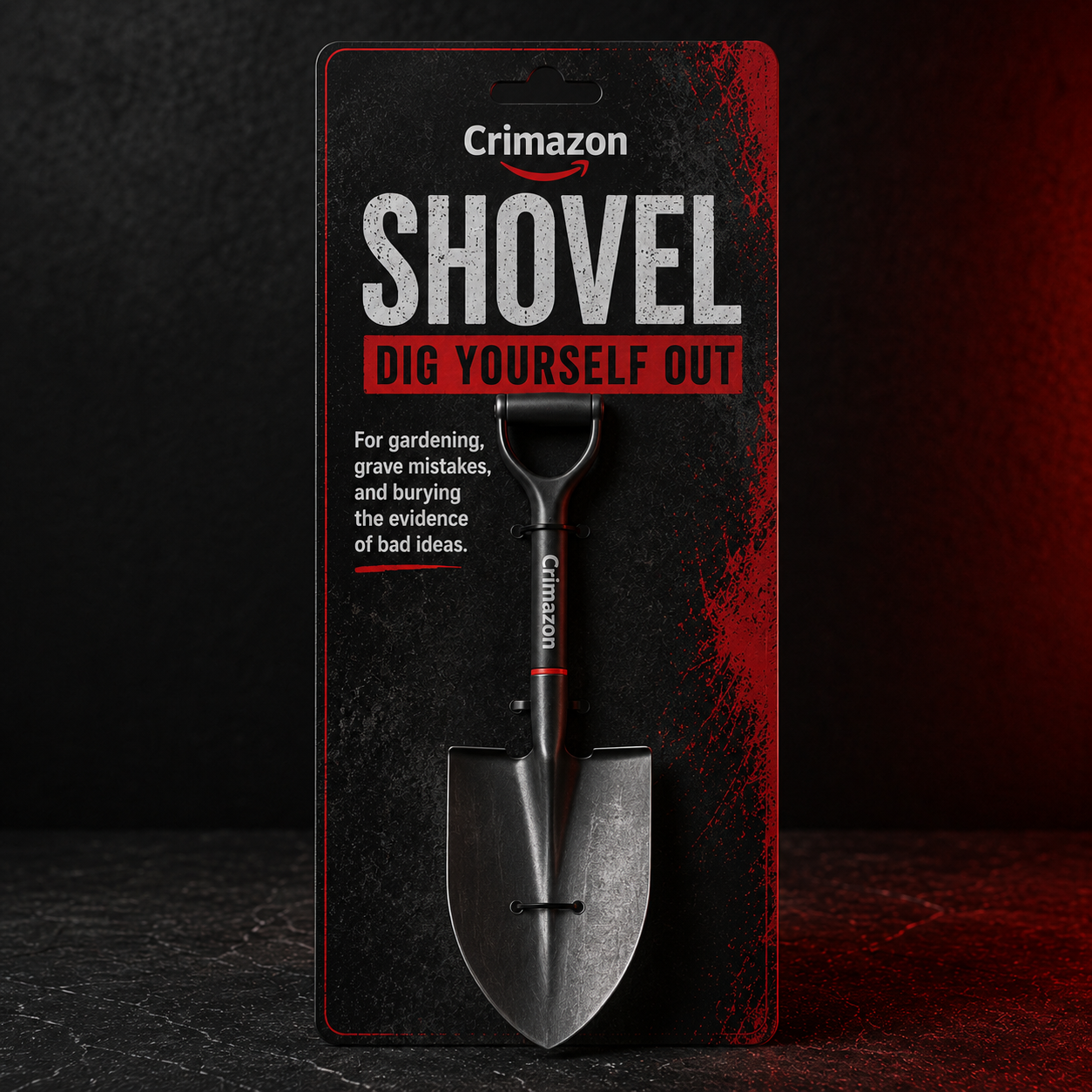 Shovel fictional parody product image